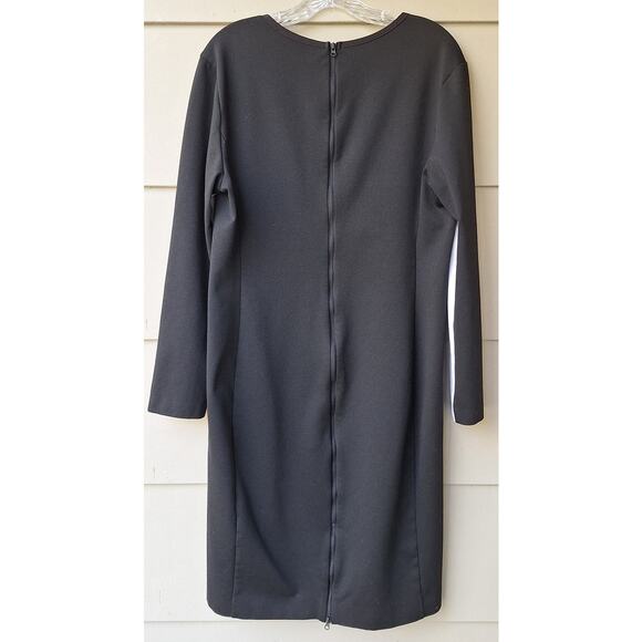 Narciso Rodriguez x NATION Black and White Sheath Knee length Dress XL Career - Picture 7 of 8